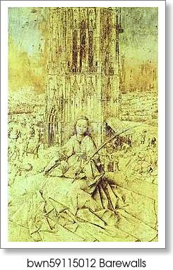 St. Barbara by Jan Van Eyck, Art Print