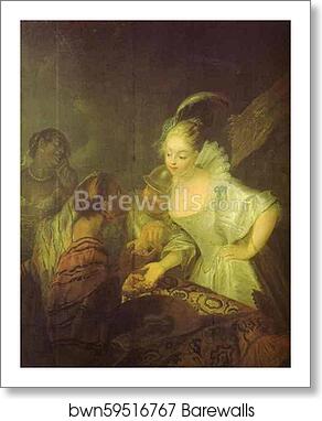 Fortune Teller by Antoine Pesne, Art Print