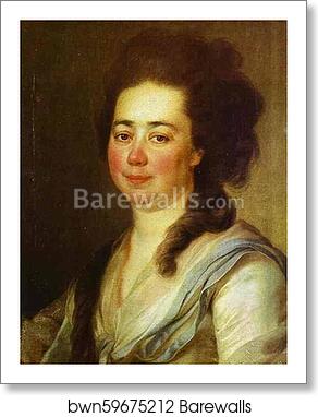 Portrait of E. A. Bakunina by Dmitry Levitzky, Art Print
