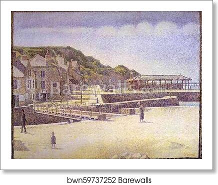 Port-en-Bessin by Georges Seurat, Art Print
