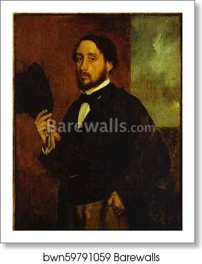 Self-Portrait by Edgar Degas, Art Print