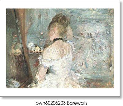 Young Woman at her Toilette, from the Back by Berthe Morisot, Art Print Young Woman at her Toilette, from the Back by Berthe Morisot, Art Print