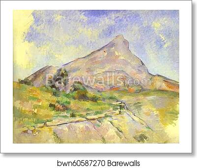 The Mount of St.Victoria (La Montagne Sainte-Victoire) by Paul Cézanne, Art Print The Mount of St.Victoria (La Montagne Sainte-Victoire) by Paul Cézanne, Art Print