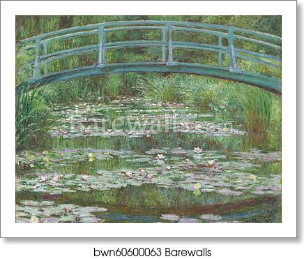 The Japanese Footbridge by Claude Monet, Art Print