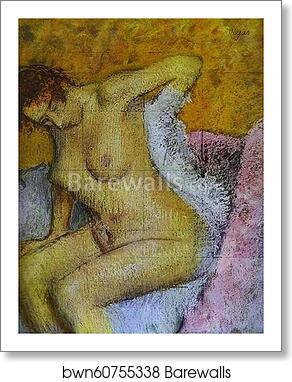 After the Bath by Edgar Degas, Art Print