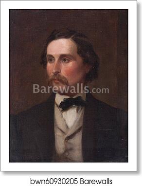 Nathan Flint Baker (1820-1891) by Emanuel Leutze, Art Print