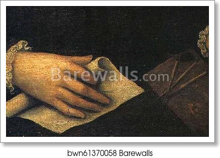 Self-Portrait. Detail by Sofonisba Anguissola, Art Print