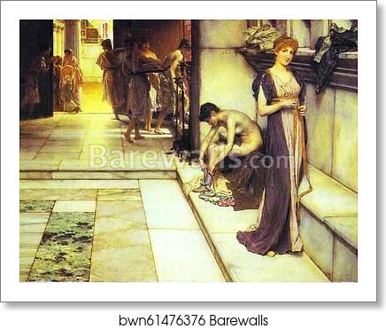 An Apodyterium by Sir Lawrence Alma-Tadema, Art Print