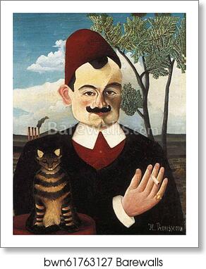 Portrait of Monsieur X (Pierre Loti) by Henri Rousseau, Art Print Portrait of Monsieur X (Pierre Loti) by Henri Rousseau, Art Print