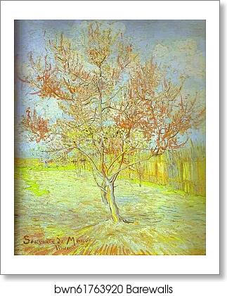 Peach Tree in Bloom. (In memory of Mauve) by Vincent Van Gogh, Art Print Peach Tree in Bloom. (In memory of Mauve) by Vincent Van Gogh, Art Print