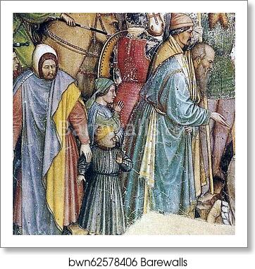 The Beheading of St. George. Detail by Altichiero Da Zevio, Art Print The Beheading of St. George. Detail by Altichiero Da Zevio, Art Print