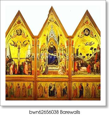 Stefaneschi Polyptych by Giotto, Art Print