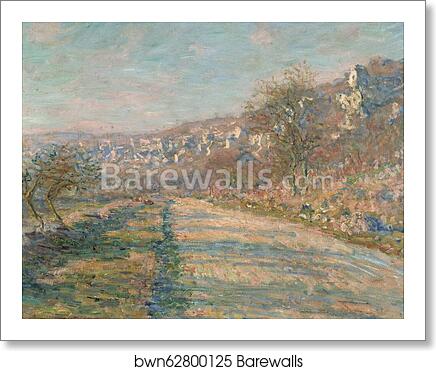 Road of La Roche-Guyon by Claude Monet, Art Print