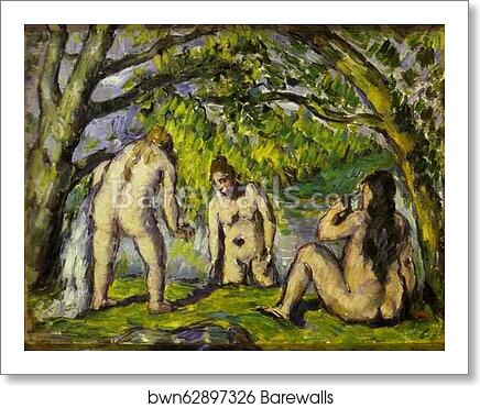 The Bathers by Paul Cézanne, Art Print