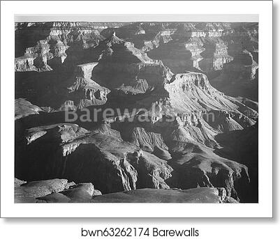 Grand Canyon National Park. Arizona. Photographs of National Parks and Monuments, compiled 1941 - 1942, documenting the period ca. 1933 - 1942 by Ansel Adams (1902-1984), Art Print Grand Canyon National Park. Arizona. Photographs of National Parks and Monuments, compiled 1941 - 1942, documenting the period ca. 1933 - 1942 by Ansel Adams (1902-1984), Art Print