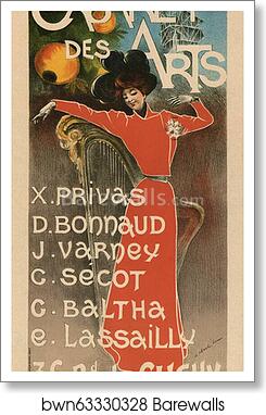 Cabaret des Arts by E. Charle Lucas, Art Print