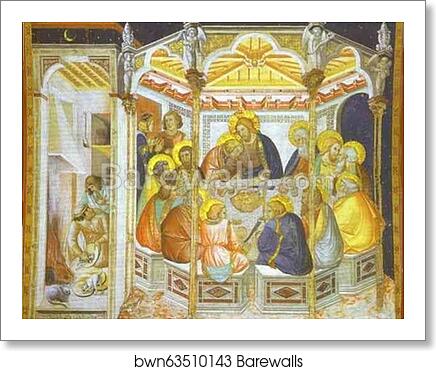 The Last Supper by Pietro Lorenzetti, Art Print