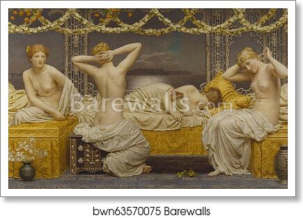 A Summer Night by Albert Joseph Moore, Art Print