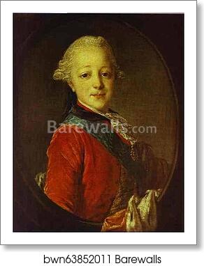 Portrait of Emperor Paul I as a Child by Fedor Rokotov, Art Print
