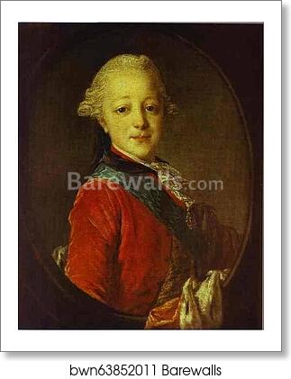 Portrait of Emperor Paul I as a Child by Fedor Rokotov, Art Print Portrait of Emperor Paul I as a Child by Fedor Rokotov, Art Print