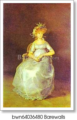 Portrait of the Countess of Chinchón by Francisco De Goya Y Lucientes, Art Print Portrait of the Countess of Chinchón by Francisco De Goya Y Lucientes, Art Print