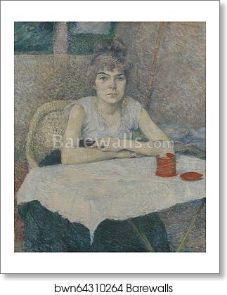 Young woman at a table, 'Poudre de riz' by Henri De Toulouse-Lautrec, Art Print Young woman at a table, 'Poudre de riz' by Henri De Toulouse-Lautrec, Art Print