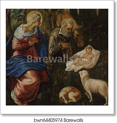Nativity. Detail by Jacopo Robusti, Called Tintoretto, Art Print Nativity. Detail by Jacopo Robusti, Called Tintoretto, Art Print