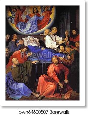 Death of the Virgin by Hugo Van Der Goes, Art Print