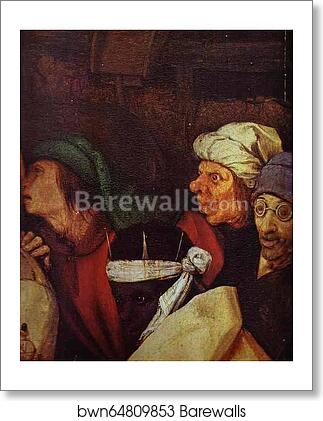 The Adoration of the Kings. Detail by Pieter Bruegel The Elder, Art Print The Adoration of the Kings. Detail by Pieter Bruegel The Elder, Art Print