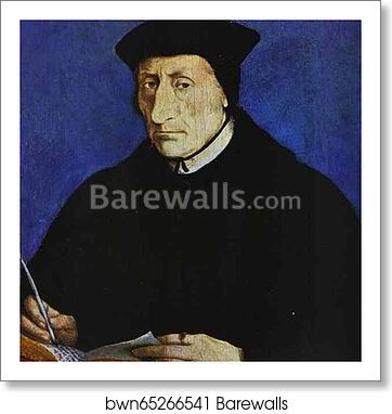 Portrait of Guillaume Budé by Jean Clouet, Art Print