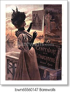 L'Exposition du "Centenaire de la Lithographie" by Hugo D'Alesi, Art Print L'Exposition du "Centenaire de la Lithographie" by Hugo D'Alesi, Art Print