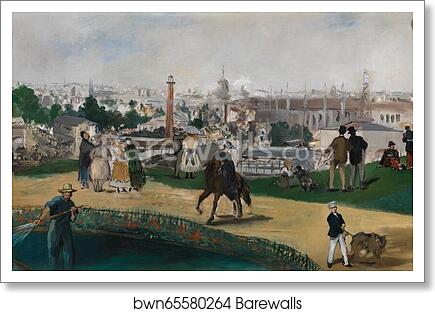Fra Verdensutstillingen i Paris i 1867 by Édouard Manet, Art Print