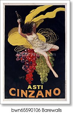 Asti Cinzano (1920) by Leonetto Cappiello, Art Print