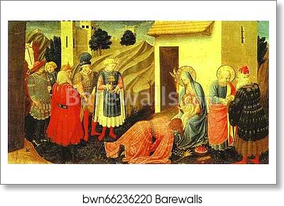 Annunciation. Adoration of the Magi by Fra Angelico, Art Print Annunciation. Adoration of the Magi by Fra Angelico, Art Print