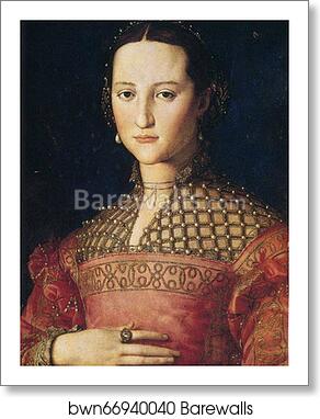 Portrait of Eleonora of Toledo as a Young Woman by Agnolo Bronzino, Art Print
