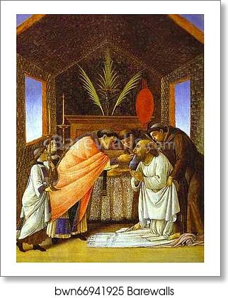 Last Communion of St. Jerome by Alessandro Botticelli, Art Print Last Communion of St. Jerome by Alessandro Botticelli, Art Print