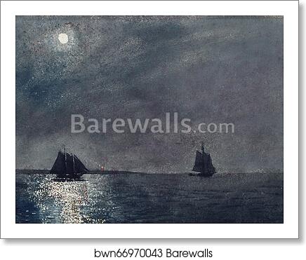 Eastern Point Light by Winslow Homer, Art Print