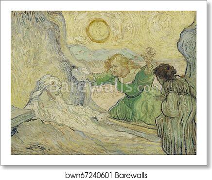 The raising of Lazarus (after Rembrandt) by Vincent Van Gogh, Art Print The raising of Lazarus (after Rembrandt) by Vincent Van Gogh, Art Print