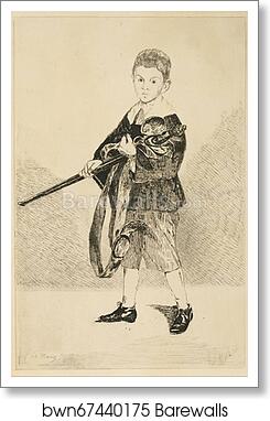 Boy with the Sword by Édouard Manet, Art Print