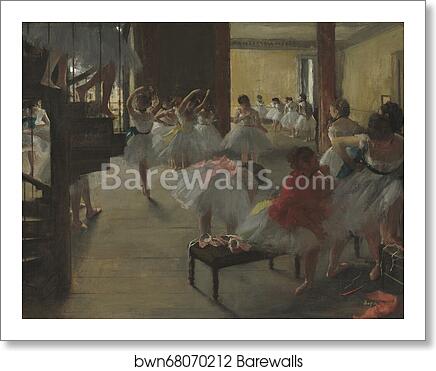 The Dance Class by Edgar Degas, Art Print