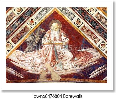 St. John. The Four Evangelists by Benozzo Gozzoli, Art Print St. John. The Four Evangelists by Benozzo Gozzoli, Art Print