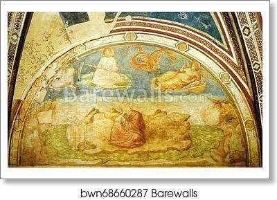 Vision of John the Evangelist on Patmos by Giotto, Art Print Vision of John the Evangelist on Patmos by Giotto, Art Print