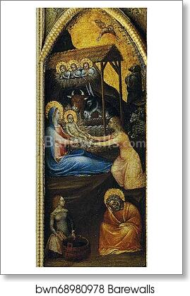 The Coronation of the Virgin among Saints and Angels. Detail by Giusto De’ Menabuoi, Art Print The Coronation of the Virgin among Saints and Angels. Detail by Giusto De’ Menabuoi, Art Print