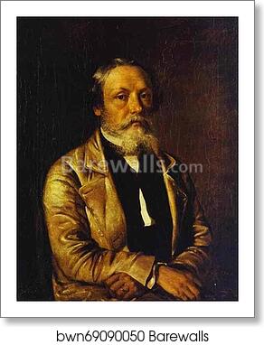 Self-Portrait by Ivan Khrutsky, Art Print