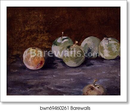 Plums by Édouard Manet, Art Print