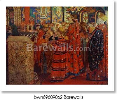 Russian Women of the XVII century in Church by Andrey Ryabushkin, Art Print Russian Women of the XVII century in Church by Andrey Ryabushkin, Art Print