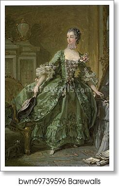 Madame de Pompadour Standing at her Dressing Table by François Boucher, Art Print Madame de Pompadour Standing at her Dressing Table by François Boucher, Art Print