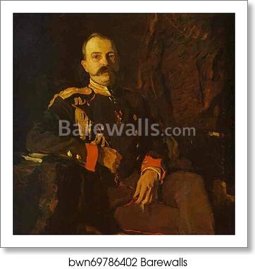 Portrait of Grand Duke Georgy Mikhailovich by Valentin Serov, Art Print Portrait of Grand Duke Georgy Mikhailovich by Valentin Serov, Art Print