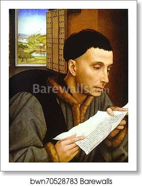 Man Reading (St. Ivo?) by Rogier Van Der Weyden, Art Print