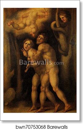 The Fall of Adam and Eve by Jacopo Carrucci, Known As Pontormo, Art Print The Fall of Adam and Eve by Jacopo Carrucci, Known As Pontormo, Art Print